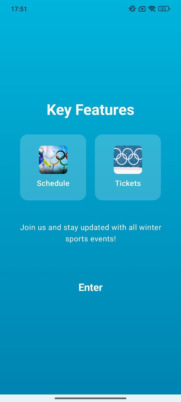 Winter Plays home screen